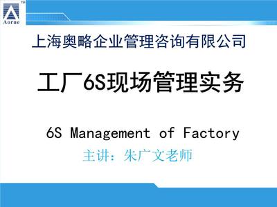 工廠6S現場管理實務——個人匯總